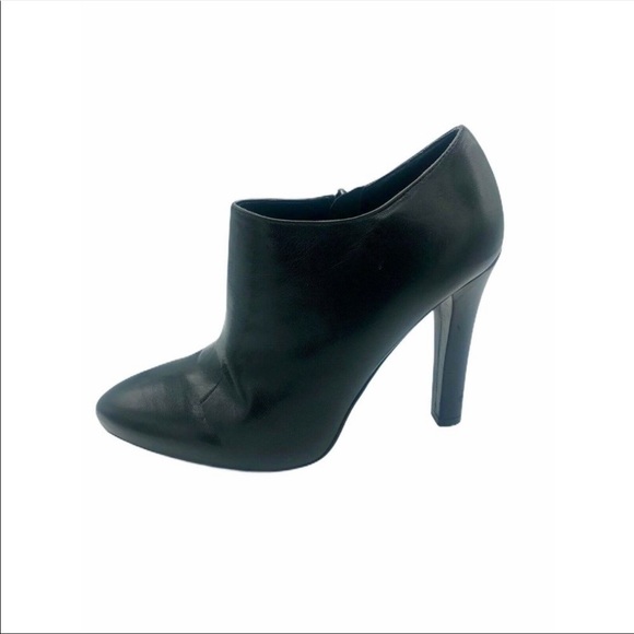 Lauren Ralph Lauren Black Leather Booties Size 6 - Picture 2 of 8